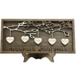 Personalized Gift 29 Names Wooden Family Tree