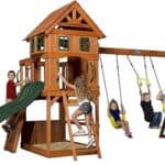 Backyard Discovery Atlantis All Cedar Wooden Swing