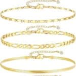 Gold Ankle Bracelets for Women