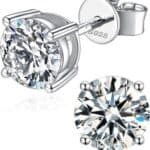 Moissanite Stud Earrings for Women
