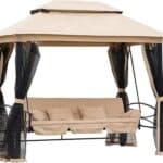 Outsunny 3 Person Outdoor Patio Daybed