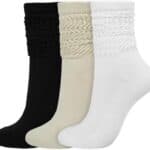 BomKinta Women Crew Slouch Socks Retro