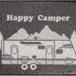 Aucuda Happy Camper RV Door Mat for