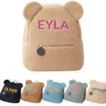 Personalized text backpack