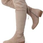 Hawkwell Womens Thigh High Fashion Boots Over