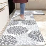 HEBE Anti Fatigue Kitchen Rug Sets 2