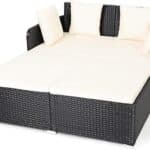 DORTALA Patio Wicker Daybed
