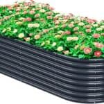Raised Garden Bed 6x3x2 FT Galvanized Boxes
