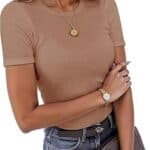 Valiamcep Women Long Sleeve Crewneck Rib Knit