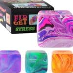 4Pack Fidget Toys Squishy Stress Cube