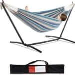 PNAEUT Double Hammocks with Stand for Outside
