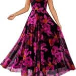 BTFBM Women Summer Floral Maxi Dresses Elegant