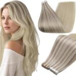 Full Shine Tape in Hair Extensions Human