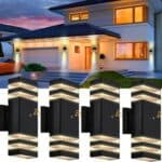 4 Pack Outdoor Wall Sconce