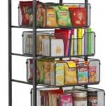 Rolling Storage Cart with Drawers