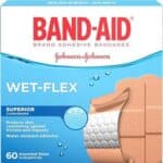 BandAid Water Resistant WetFlex Adhesive Bandages