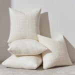 Topfinel Cream White Decorative Throw Pillow Covers