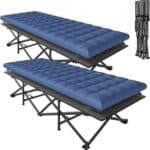 Outsunny Set of 2 Camping Cot with