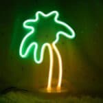 Green Palm Tree Decoration Neon Signs Light