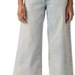 Levis Womens Middy Wide Leg Ankle JeansJeans