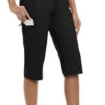 MoFiz Capri Pants for Women Lightweight Ice