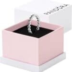 PANDORA Jewelry Band of Hearts Sterling Silver