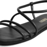 Rihero Womens Strappy Flat Sandals Summer Lace