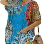 Women’s Casual Summer T Shirt Dress Elastic