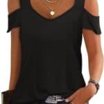 RIROW Summer Tops Womens Tank Tops Scoop