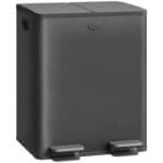 HOMCOM 10 Gallon Dual Trash Can and