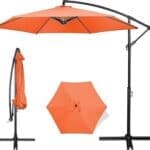 FRUITEAM Patio Offset Umbrella