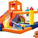 HuaKastro Inflatable Water Slide Bouncy Castle for
