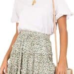 Jhsnjnr Womens Summer Cute High Waist Flowy