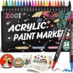 ZOOI Acrylic Paint Markers for Art School