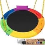 SereneLife Saucer Tree Swing for Family with