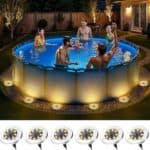 SOLPEX 6 Pack Solar Pool Lights for