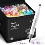 Ohuhu Alcohol Markers Brush Tip 104color