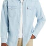 Levis Mens Classic Western ShirtButton Down Shirt