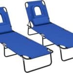 Outsunny Folding Outdoor Lounge Chair Set of