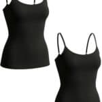SHAPERMINT High Compression Womens Tops Scoop