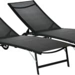 Outsunny Lounge Chair Set of 2 with