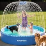 Foldable Kiddie Pool with Sprinkler