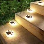 Solar Paw Print Lights 4 Pack