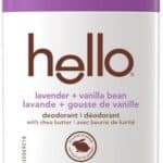 hello Lavender Vanilla Aluminum Free Deodorant for