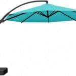11FT Cantilever Umbrella with Base Large Curvy