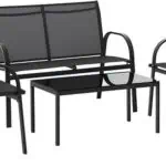 Outsunny 4Piece Patio Furniture Set Garden Conversation