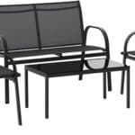 Outsunny 4Piece Patio Furniture Set Garden Conversation