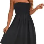 Summer Dresses for Women Strapless Off Shoulder