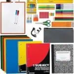 60 Piece School Supplies Kit for Kids