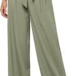 Willit Women Linen Pants Casual Wide Leg